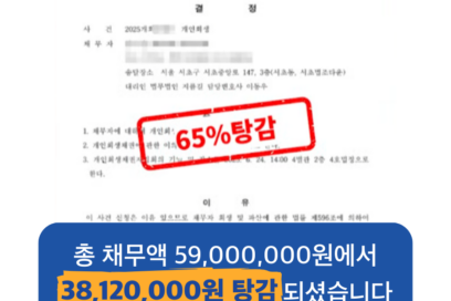 변제금 87만 원, 게임 과금을 개인회생 신청으로 청산한 후기