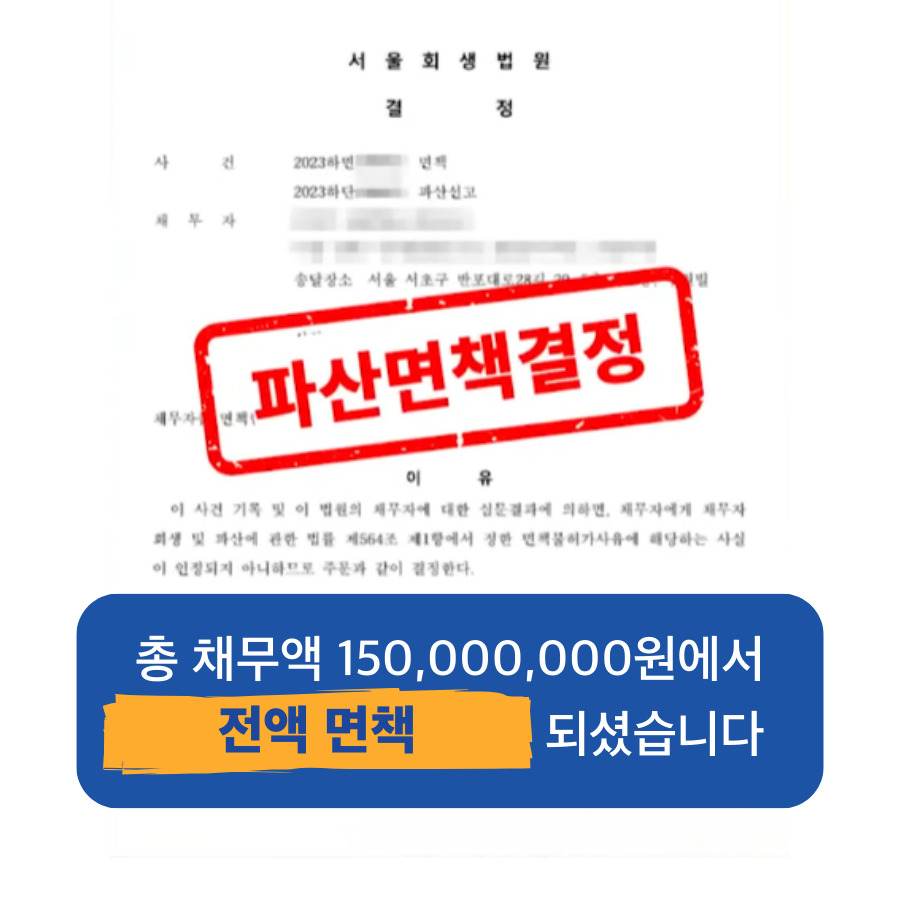 파산면책 결과