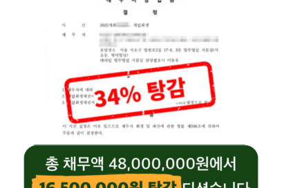 도박빚도 개인회생으로 탕감 가능합니다! (도박개인회생, 대구지방법원)